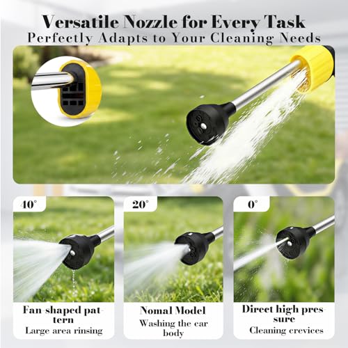 50% Higher Water Pressure Foam Cannon for Cars
