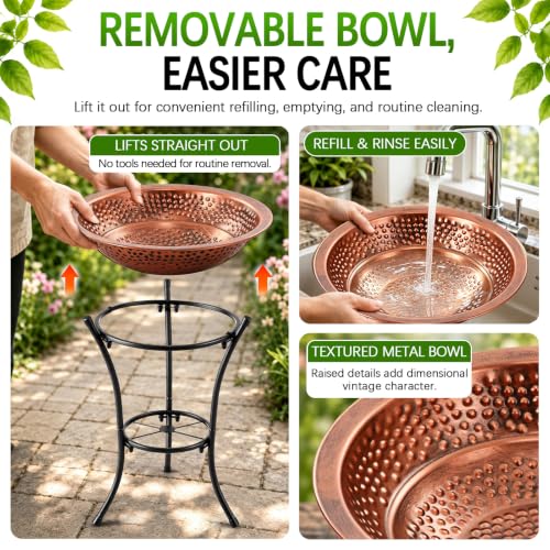 2-Tier Wrought Iron Plant & Gazing Ball Stand