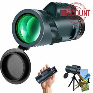 80x100 High Power Monocular w/Phone Adapter for Deer Hunting                                                          80x zoom