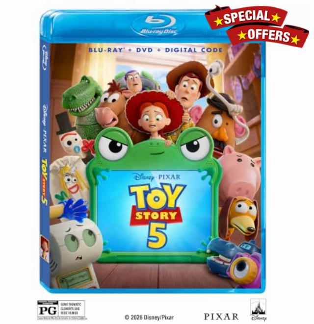 Toy Story 5 - Blu-ray/DVD Combo + Digital