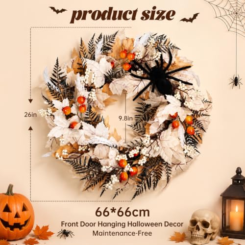 Halloween Wreath for Outdoor Indoor
