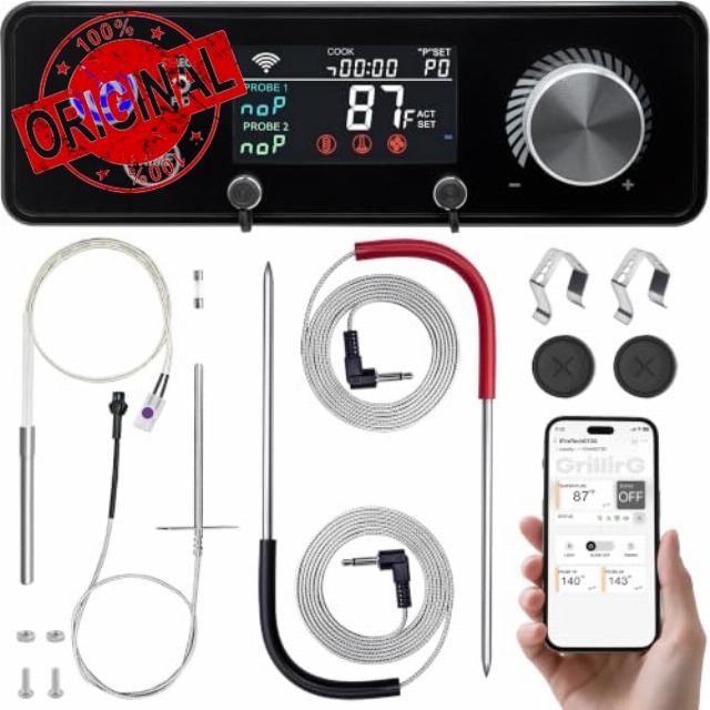 WiFi PID Controller Kit for Pit Boss Pellet Grills                                                          Fits Navigator/Sportsman/Pro/Competition/Onyx 440-1600