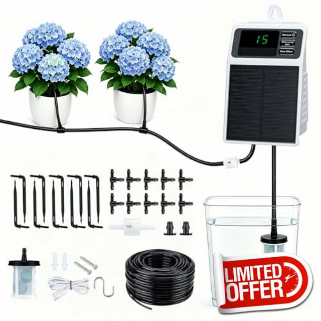 Mcbazel Solar Automatic Drip Irrigation Kit