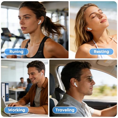 IPX7 Waterproof Earphones for Office/Running/Workou