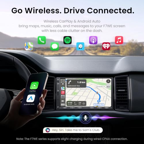 Wireless CarPlay & Android Auto 4x29W RMS