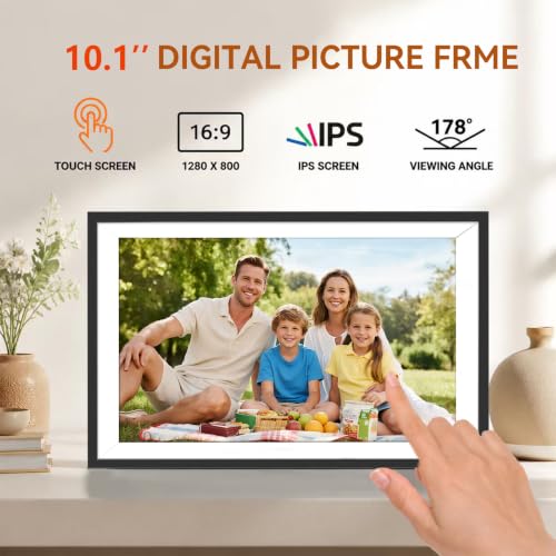 10.1 Inch Digital Photo Frame Touch Screen