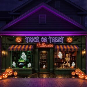 Trick or Treat                                                          Halloween Garage Door Decoration