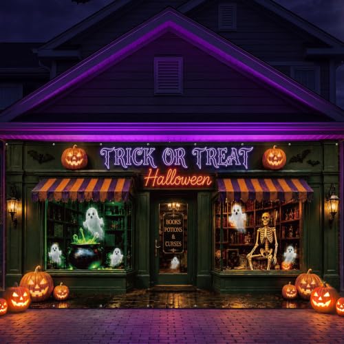 Trick or Treat                                                          Halloween Garage Door Decoration
