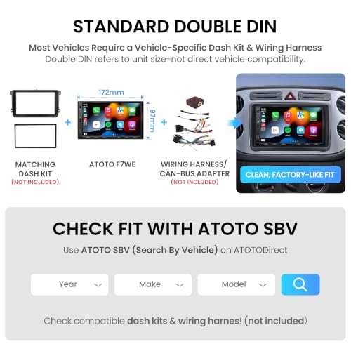 In-cell QLED Touchscreen Radio with Backup Camera