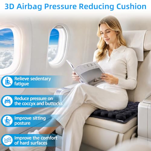 Press Type Air Inflatable Wheelchair Seat Cushion for Car