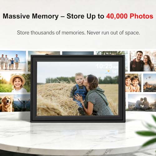 Share Photos via App,Perfect Birthday Christmas Gift for Family Parents.