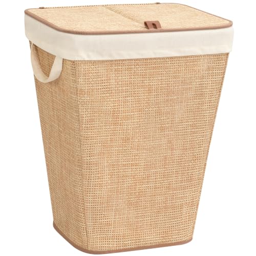 Rattan Beige Removable Washable Canvas Liner with Handle