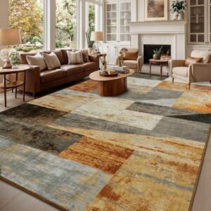 Soft Large 6x9 Area Rugs                                                          Distressed Multi Aesthetic Room Decor Rug