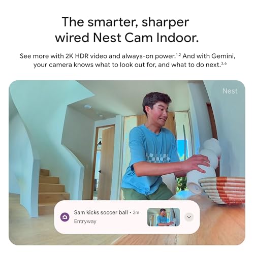 3rd Gen) - Security Camera with 2K Video and Gemini