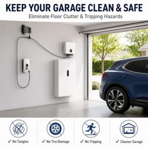 Ceiling or Wall Mount Garage Organizer                                                          3kg Controlled Rewind