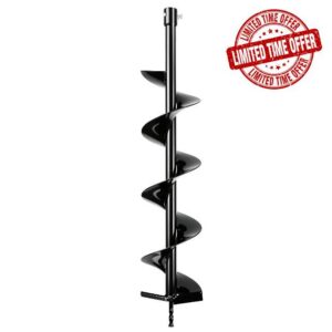 Auger Bit 6" x 31.5" for Cordless Earth Auger