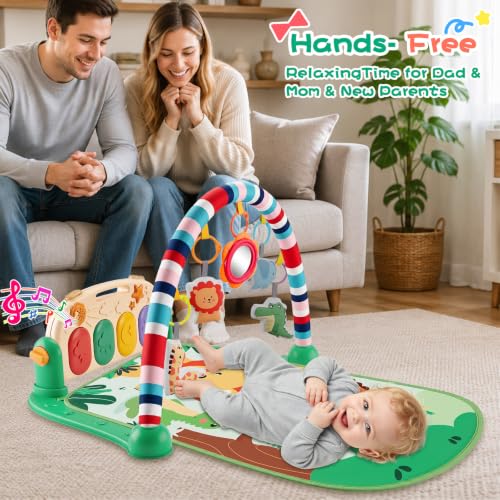 Play Mats for Babies Newborns and Toddlers 0-3-6-12 Months