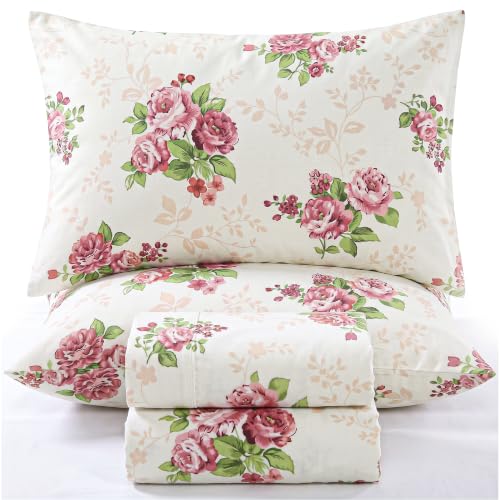 Wrinkle Resistant Bed Sheets Set with 16" Deep Pocket