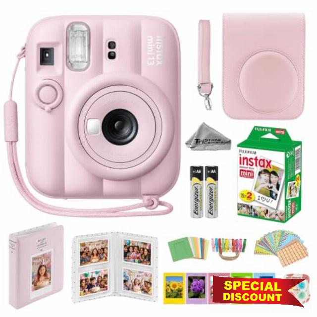 Fujifilm Instax Mini 13 Pink Instant Camera with 20-Sheet Film Set                                                          Includes Instax Mini 13 camera