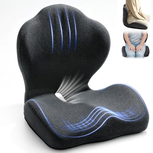 Car & Dining Chair Sciatica cushion can support the waist and lower back,Memory foam seat cushion can relieve pressure