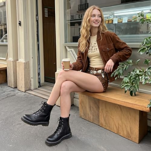 Short Booties Shoes with Side Zipper