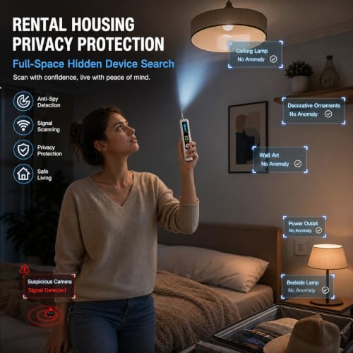 Vibration Alerts and LED Flashlight for Travel