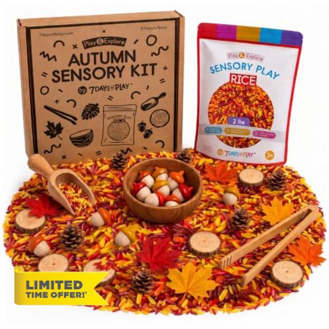 7 Days of Play Autumn Sensory Kit for Kids