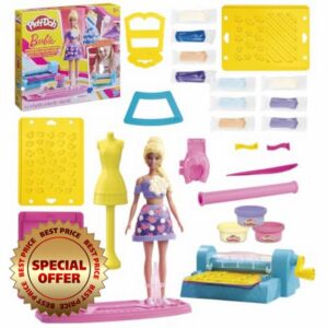 Play-Doh Barbie Designer Pattern Studio Playset                                                          Custom Doll Clothes Maker