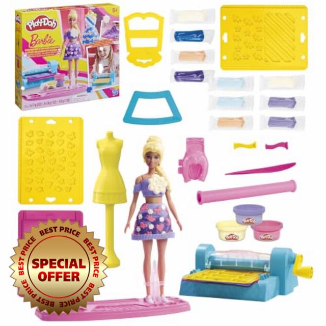 Play-Doh Barbie Designer Pattern Studio Playset                                                          Custom Doll Clothes Maker