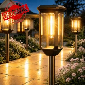 Tenmiro Solar Pathway Lights Outdoor 8 Pack