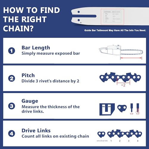 52cc Chainsaw (3 Chains + 1 Bar)
