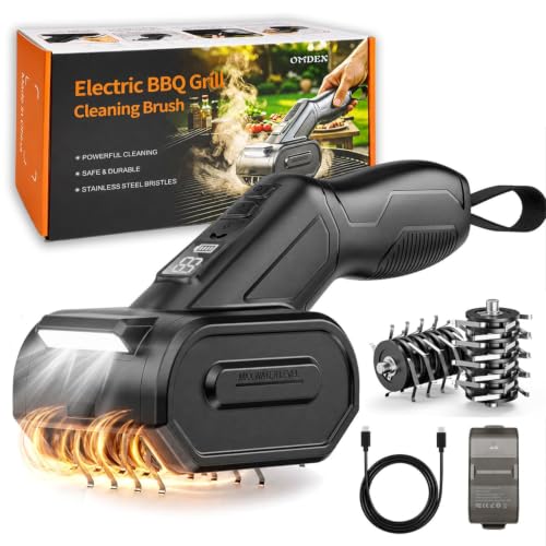 890RPM High Torque Grill BBQ Brush w/ 2 Head