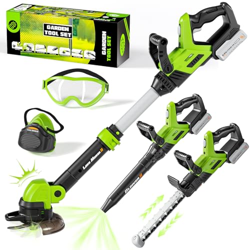 3-IN-1 Power Garden Lawn Tools with Sounds & Lights
