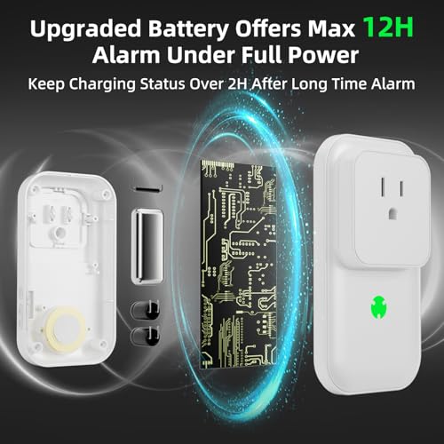 120dB Power Outage Alarm for Freezer Extender Socket