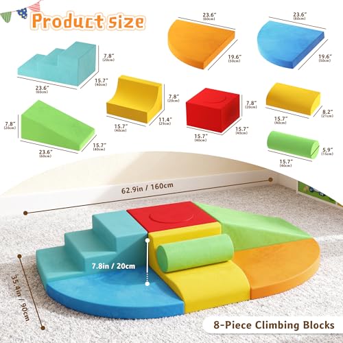 Soft Play Climber Set Multicolor Indoor Active Play Equipment