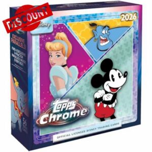 2026 Topps Chrome Disney - Factory Sealed - Mega Box
