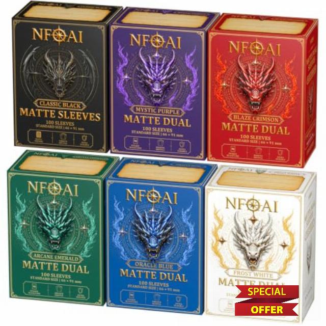 600 Count Matte Dual Card Sleeves