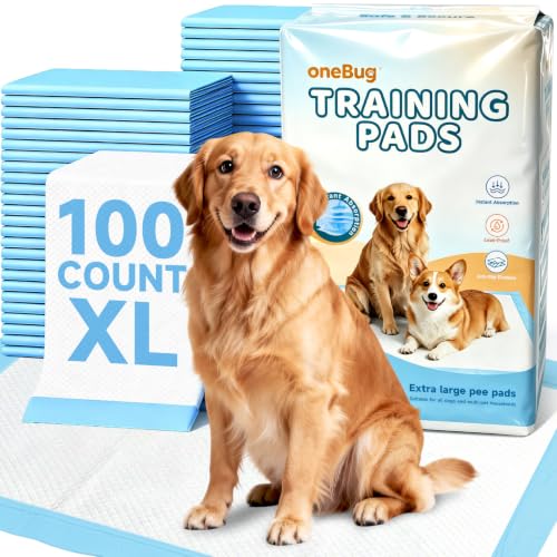 100 Count Puppy Training Pads 28x34in