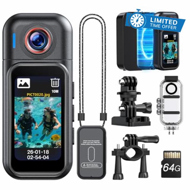 BOBLOV W3 Mini Body Camera Waterproof