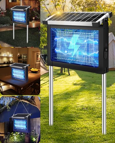 Waterproof Mosquito Zapper Fly Traps Outdoor Patio Auto Mode