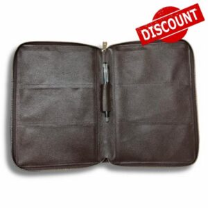 Full Grain Leather Checkbook Cover for Multiple Check Books - Checkbook Organizer for Up to 6 Books With Duplicate Checks - Checkbook Holder for Women and Men
