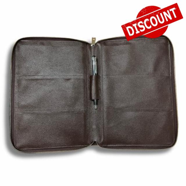 Full Grain Leather Checkbook Cover for Multiple Check Books - Checkbook Organizer for Up to 6 Books With Duplicate Checks - Checkbook Holder for Women and Men
