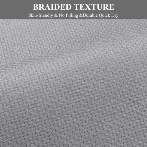 Rubber Backing Bath Rug with U-Shaped Contour Toilet Mat