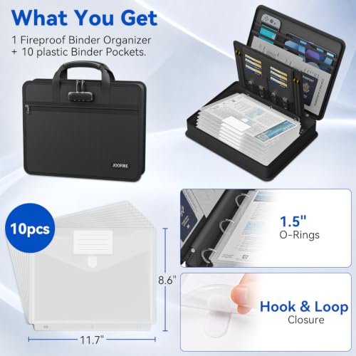 1.5-inch 3-Ring Zipper Binder