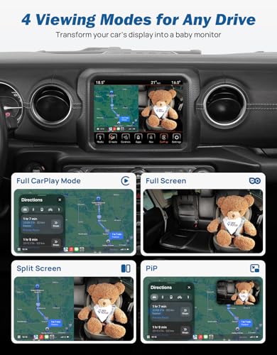 Rear Seat Monitor on Factory Screen