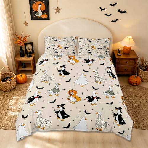 Stars Happy Halloween Bats Girls Boys Bedding Set