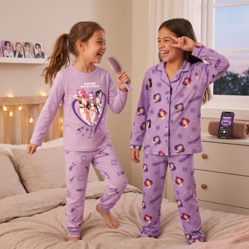 Huntrix Long Sleeve Girls' Pajama Se