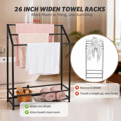 towel rack stand for bathroom