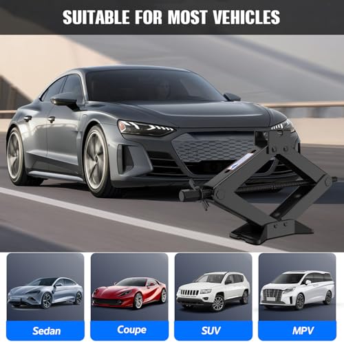 MPV Alloy Steel Heavy Duty Scissor Car Jack
