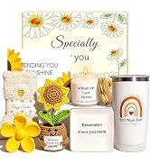 Mothers Day Gifts for Mom from Daughter Son, Relaxing Lavender Spa Basket Set for Women Luxury Se...